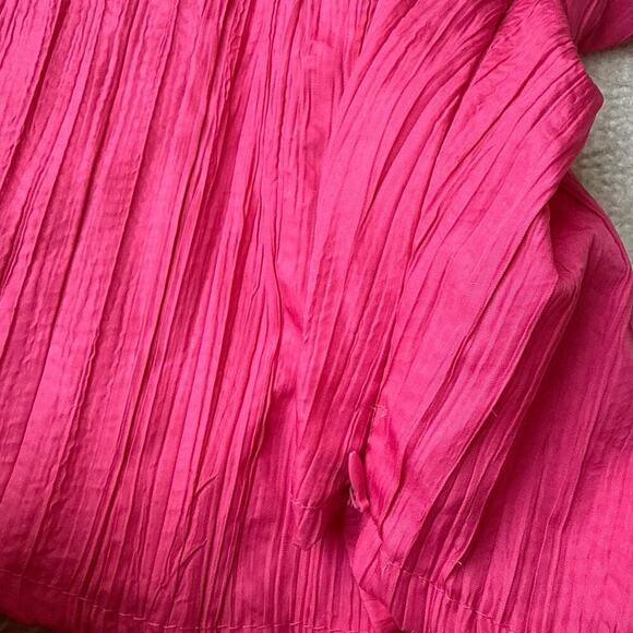 Y2K Max Mara Pura Seta Silk Crinkle Twist Front Cami Going Out Top Luxe Designer - Picture 6 of 8